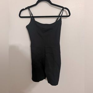 Ponte Unitard Romper // xs // black